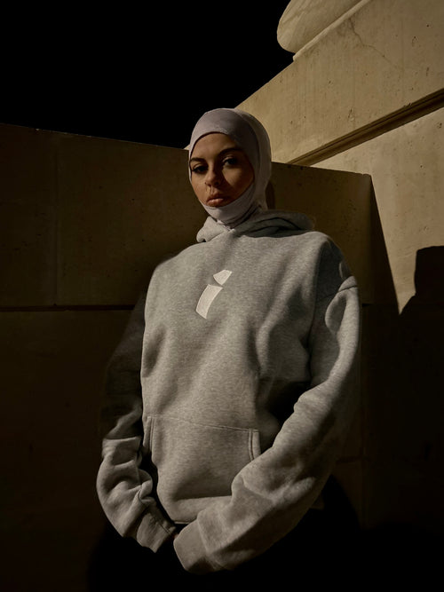 Hijab sweat gris